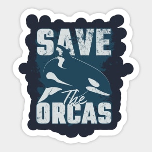 Save the Orcas Sticker